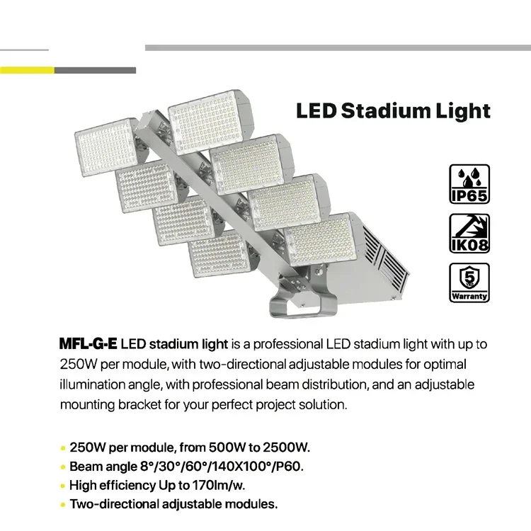 High Power 3000W Flood Light Logistic Sports Field Stadium Projector Lamp High Mast Led Flood Light HOT SALES