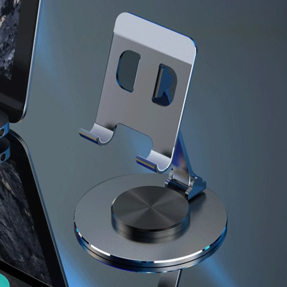 Mobile Phone Riser 360 Rotation Multi-Angle Height Adjustable Foldable Holder Dock for iPhone Cellphone Smartphone Mobile Phones