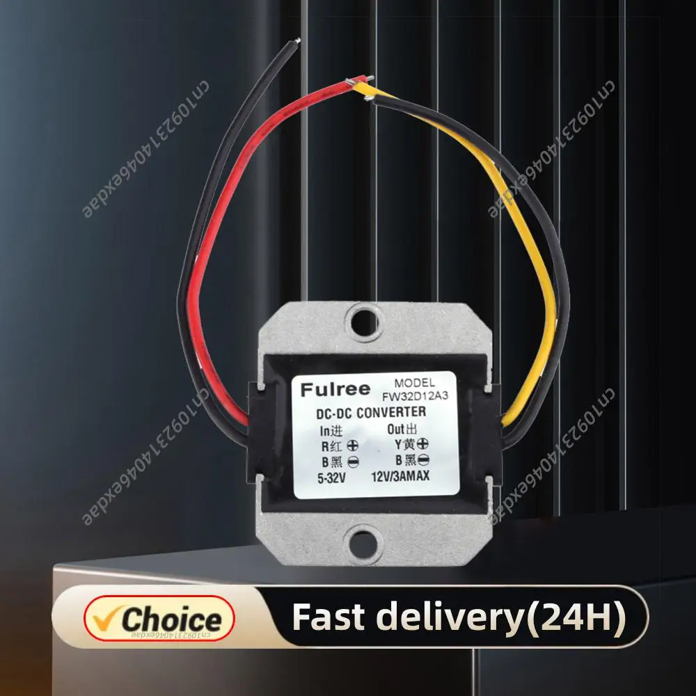 

Преобразователь напряжения DC-DC 5-32В в 12В 3А, интеллектуальная защита, автоматическое повышение/понижение напряжения