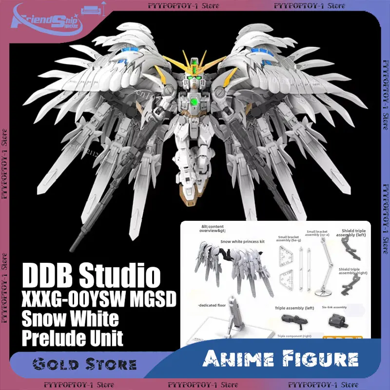 

DDB MGSD XXXG-00YSW Snow White Prelude Unit Anime Assembly Model DDB Mgsd XXXG-00W0 Kit Action Figures Collection Toys Gifts