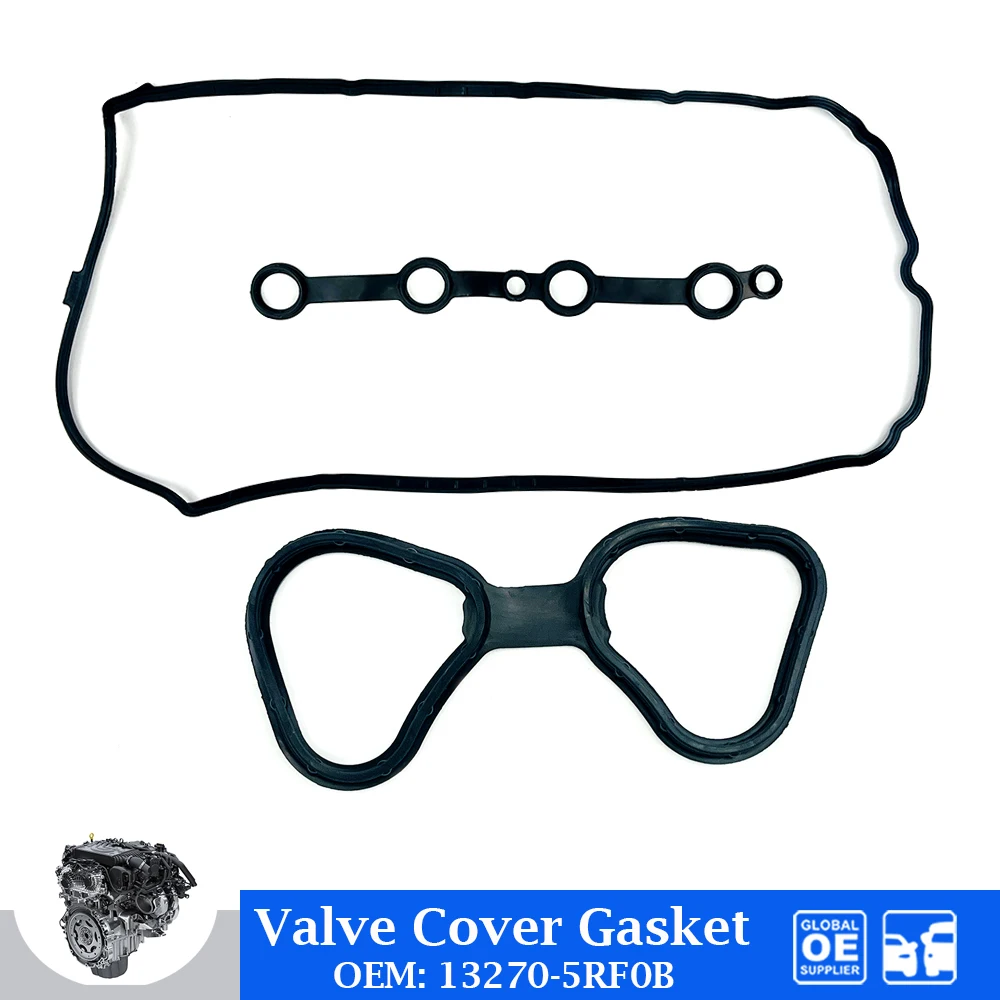 Engine Valve Cover Gasket For Nissan KICKS HR15 P15Z Sylphy B18Z HR16 Auto Car Accessories 13270-5RF0B 13270-5RF0A 13270-5RF0C