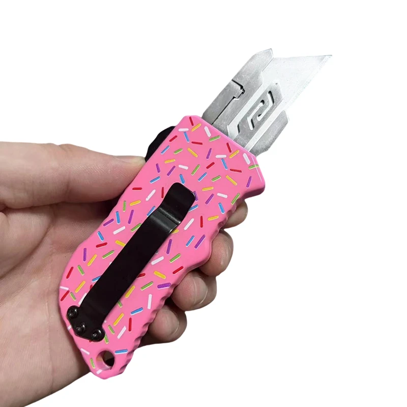 SK5 Blades OTF Utility Knifes Aeronautical Aluminium Handle EDC Frosting Pocket Knives Multitool Paper Cutter Replaceable