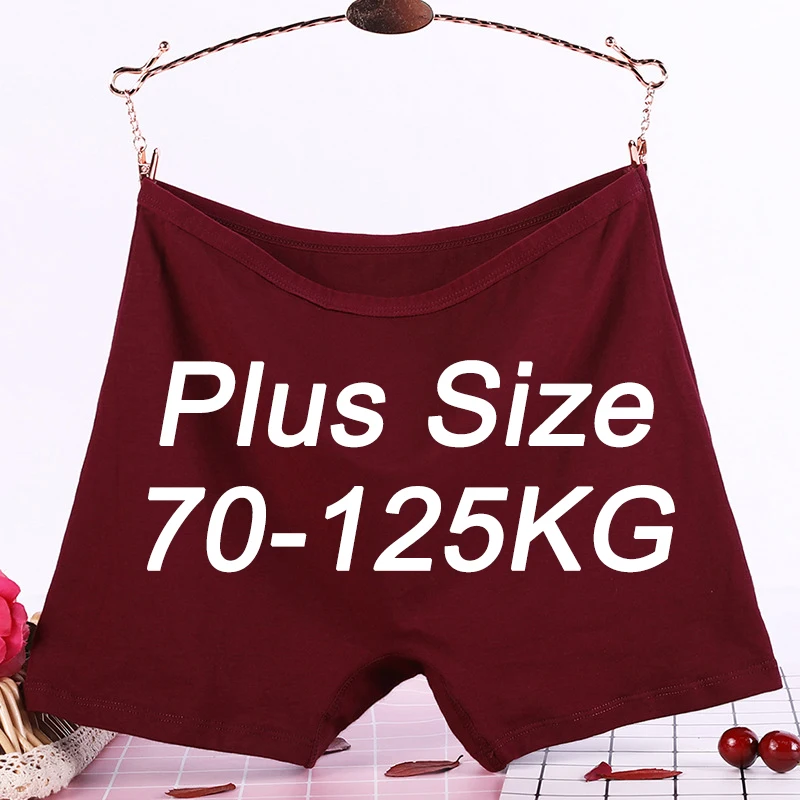 Woman Plus Size Panties Cotton Boxer Shorts Big Size Underwear Safety Pants