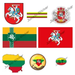 Creative Lithuania Stickers Lithuania Flag map Decal Sticker Funny Lithuania LT Small Country Code Decal Car Sticker Accessories