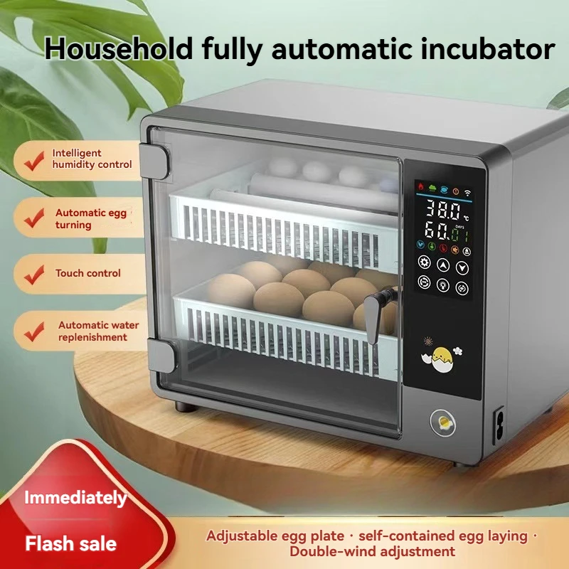 Breeding Incubator, Dual Power Supply, Chicken Fry, Water Bed Incubator, Incubator, Intelligent Temperature Control For Hatching