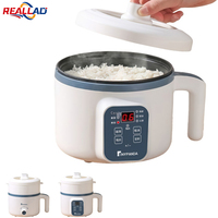 1.7L Mini Electric Rice Cooker Double Layer 220V Multi Cooker Non-Stick Smart Mechanical MultiCooker Steamed Rice Pot For Home