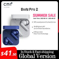 Global Verison CMF by Nothing Buds Pro 2 with 50 dB Hybrid Active Noise Cancellation 6 HD MICS IP55 Bluetooth 5.3 Buds Pro2