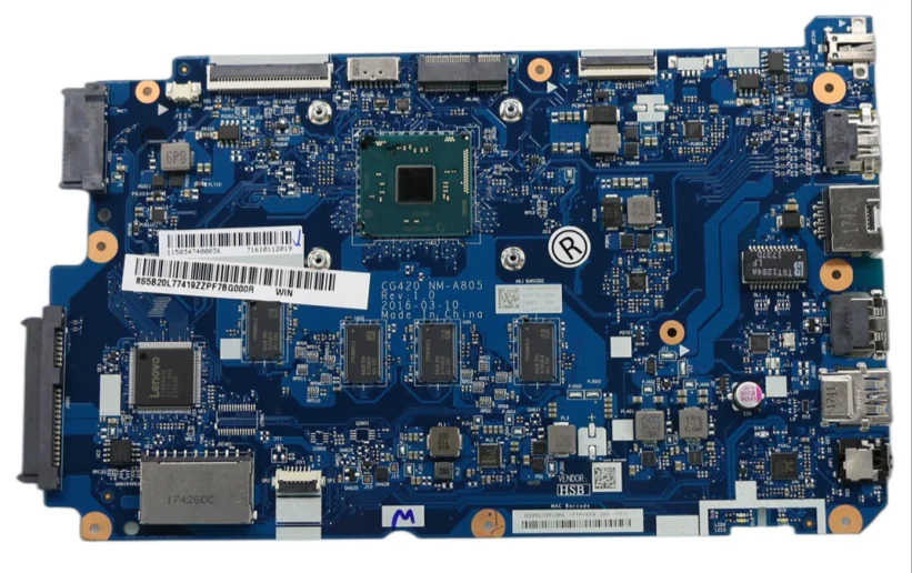 CG420 NM-A805 motherboard for Lenovo IdeaPad 110-14IBR laptop motherboard with CPU N3060 RAM: 2G / 4G 100% test work