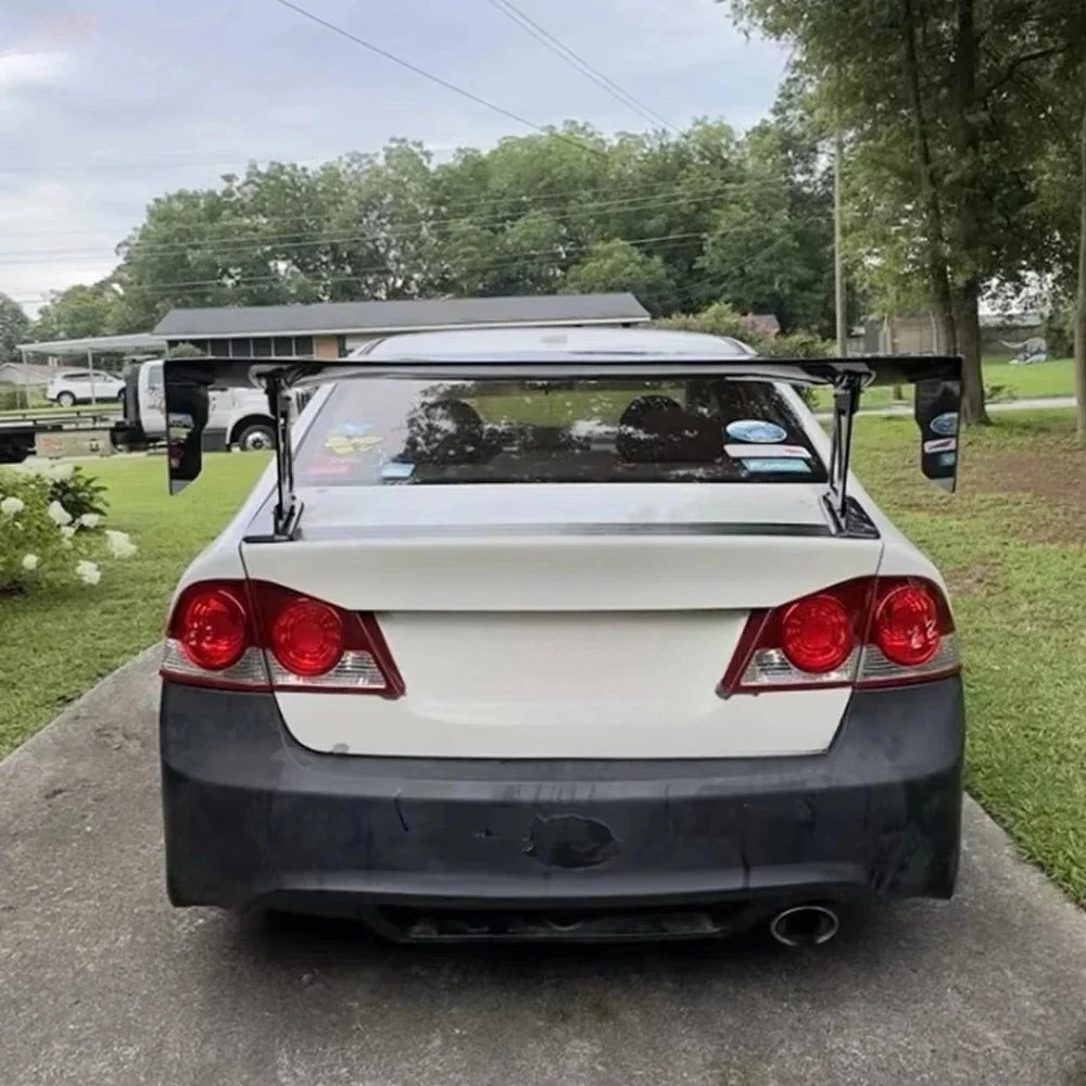 For FD2 07-11 J1 Type Carbon Fiber Rear GT Spoiler Wing 140cm Length Carbon Fiber Car Spoiler
