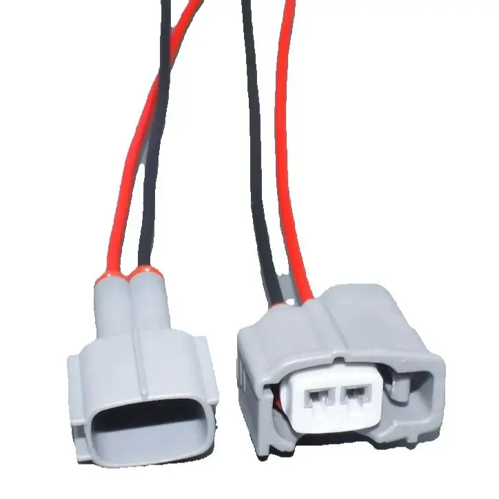 shhworldsea 2 Pin Female Male  6195-0006 6189-0611 90980-11875 Knock Sensor Connector Socket Automotive For Toyata Corolla