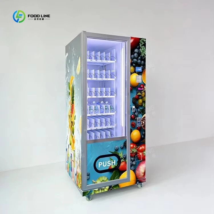 Physical Button Operated Soda Vending Machine 4-25 ℃ Adjustable Cold Drink Vending Machine Small Customized