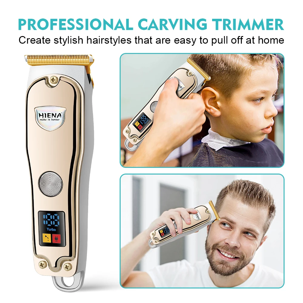 Hair clipper Electric Hair Trimmer Rechargeable Shaver Razor Led Digital Display Cordless Adjustable Clipper Hair Barber