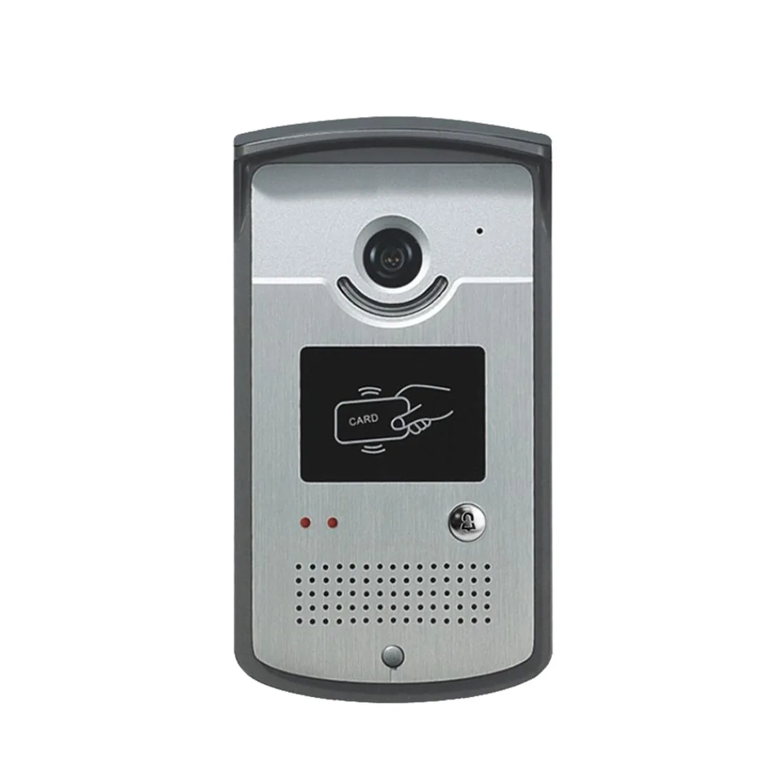 7-Inch Metal Outdoor Unit With Card Swiping Function Embedded Installation Video Intercom Doorbell Smart