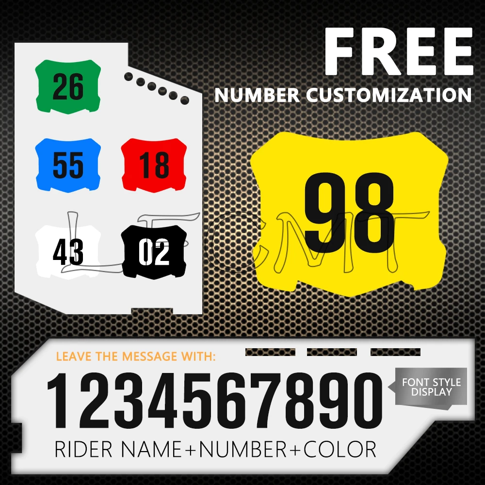 Full Set Motorcycle Graphic Decals Sticker With Brackgrounds Fit for Honda CRF450R CRF450 CRF 450 450R 2005 2006 2007 2008 view 6