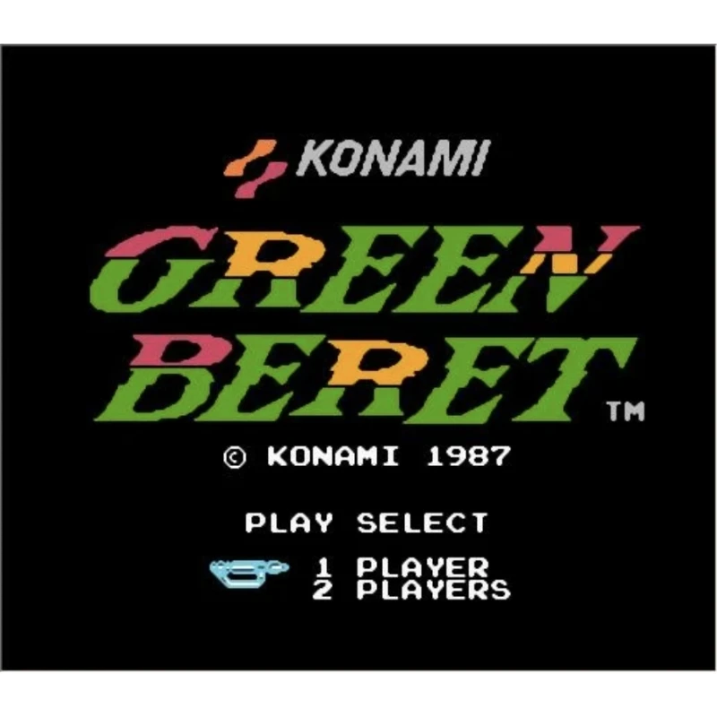 Green Beret - Muteki Soldiers ( FDS ) Game Cartridge for FC Console 60Pins Video Game Card