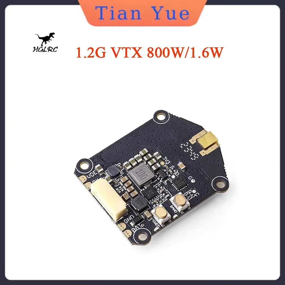 

HGLRC 1,2G 800 Вт/1,6 Вт переключаемый NTSC/PAL 9-канальный модуль передатчика FPV для радиоуправляемого дрона самолета передачи дальнего действия
