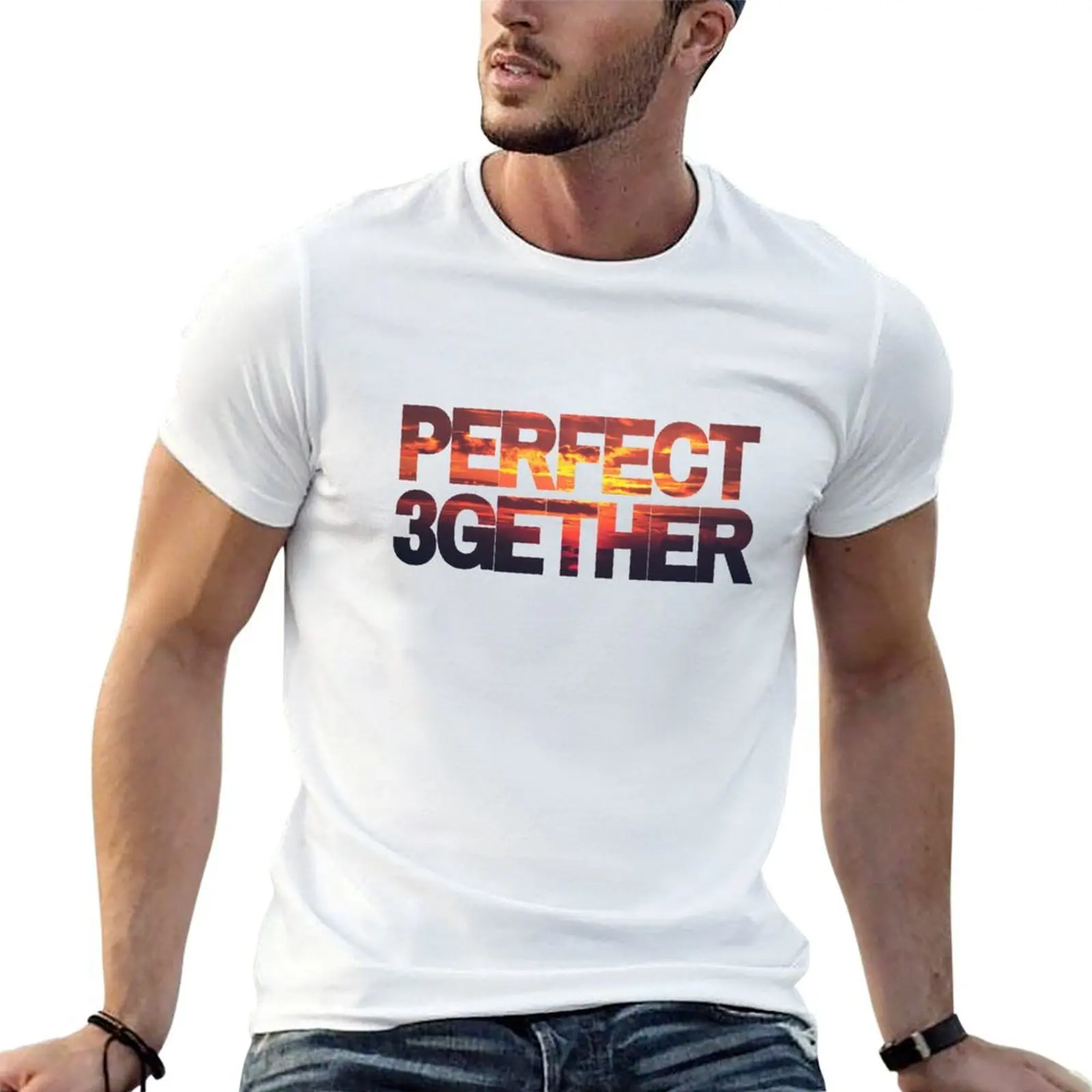 PERFECT 3GETHER SUNSET | THROUPLE | TRIAD | POLYAMORY T-Shirt man clothes sports fans mens workout shirts