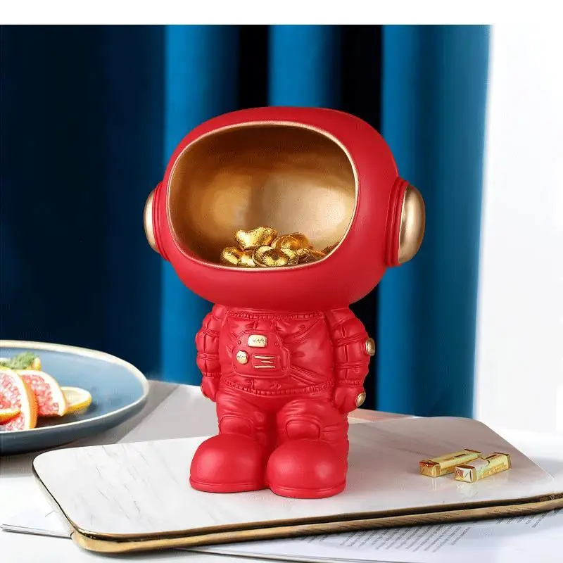 

Creativity Resin Astronaut Ornaments Desktop Storage Organization Modern Home Decoration Handicraft Decoration Figurines