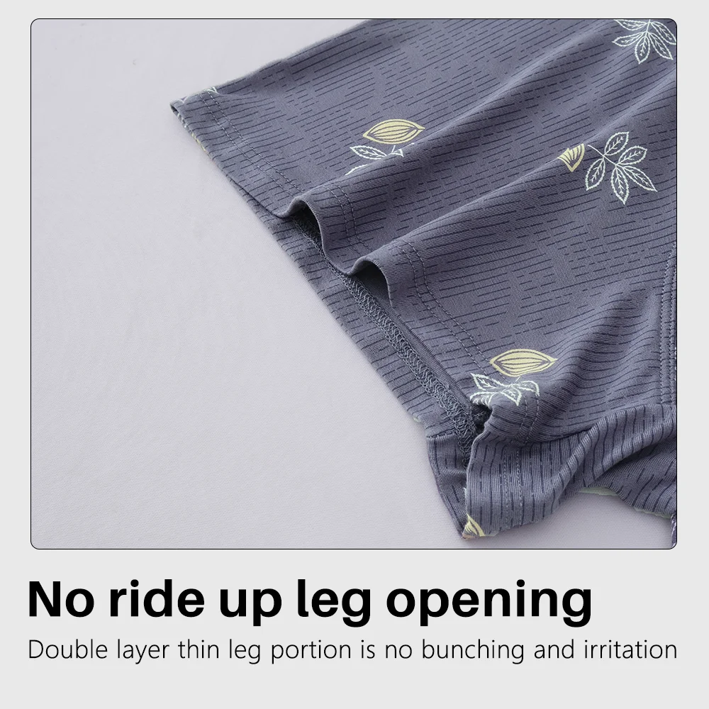 Mens Boxers Shorts Modal Printed Men Panties Seamless Sexy Underwear Man Underpants Panties Male Antibacterial Breathable Boxer