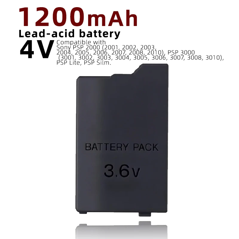 

1200mAh 1800mAh 3.6V for SONY PSP2000 PSP3000 PSP battery PlayStation Portable Gamepad For Sony Lithium Rechargeable