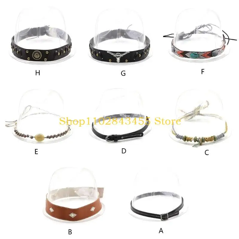 49mc cowboy hoed bands Straw hat banden lederen hoed bands westers hoed riem fedora hoed