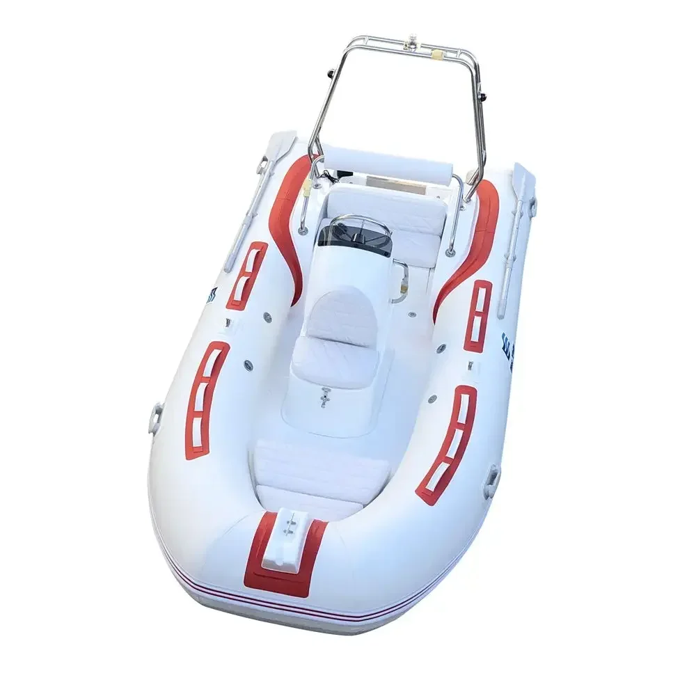 CE 3.9m Hypalon/Pvc Rigid Fiberglass Hull Inflatable Boat RIB390 For Sale