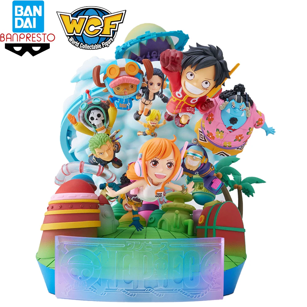 

Pre Sale Original Bandai Banresto World Collectable Figure One Piece Egghead Characters Collection Collectible Scene Model Toys