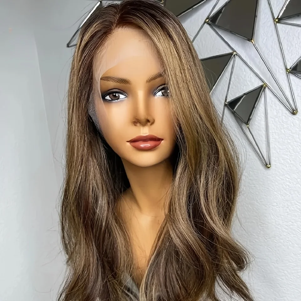 

Highlight Blonde Glueless Soft Long body wave 5x5 Silk Base Jewish Human Hair With BabyHair HD Lace European Hair Preplucked