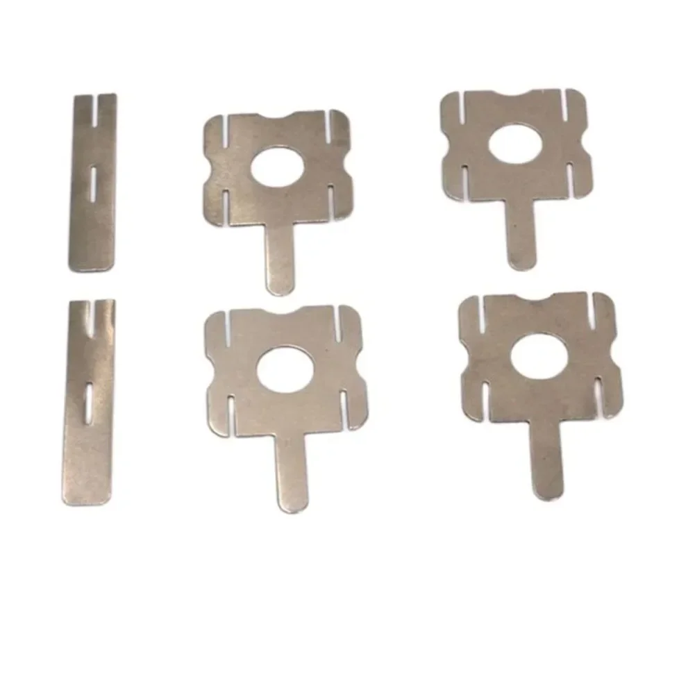 30pcs Spot Welding Nickel Plate Battery Plating Nickle Sheet U-shaped Strap Strip Sheets For Battery Pack Spot Welding Soldering