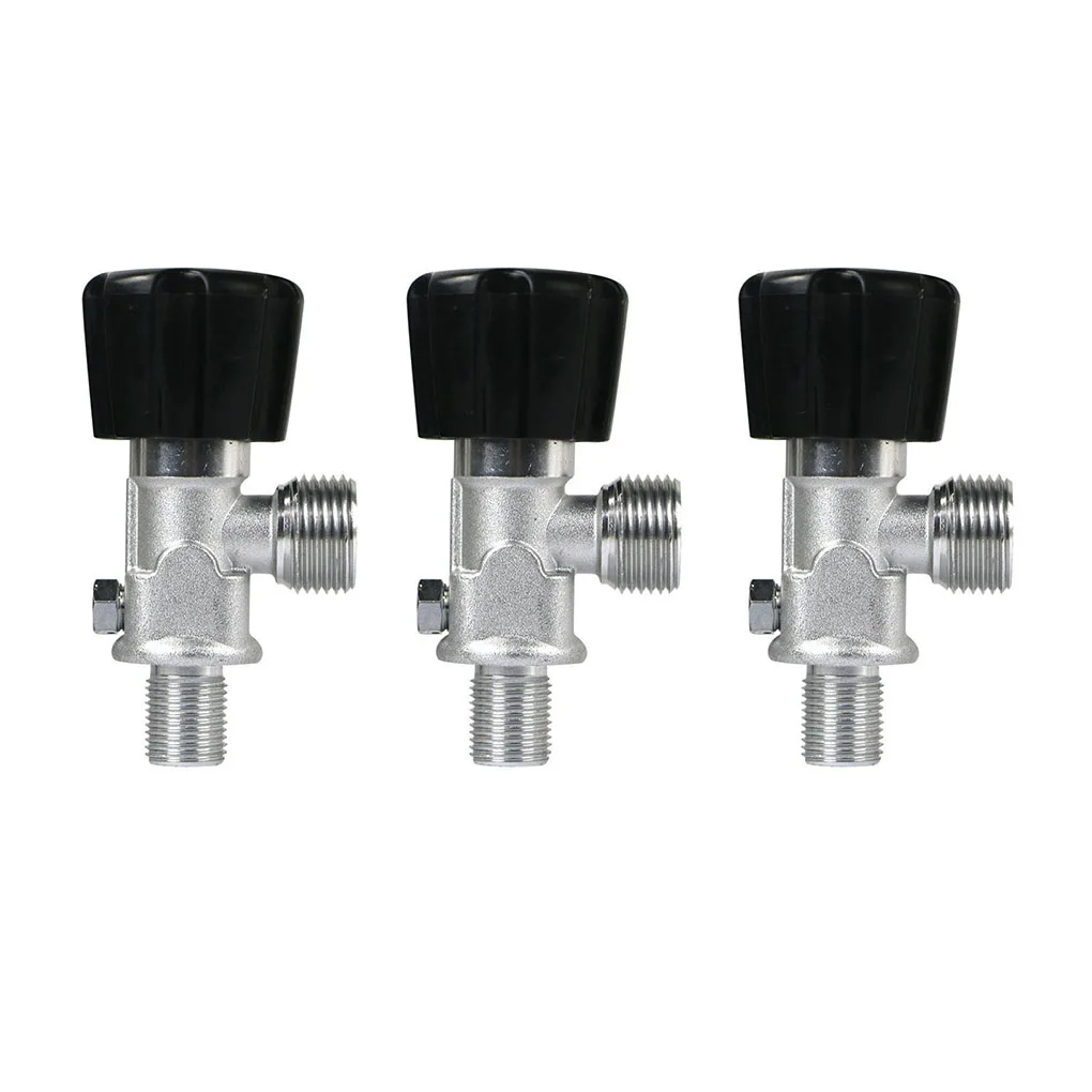 Aluminium Fishtank Air Cylinder Valve Detachable Anti-corrosive On/Off Knob M18x1.5 Regulator Part Accessories CGA320