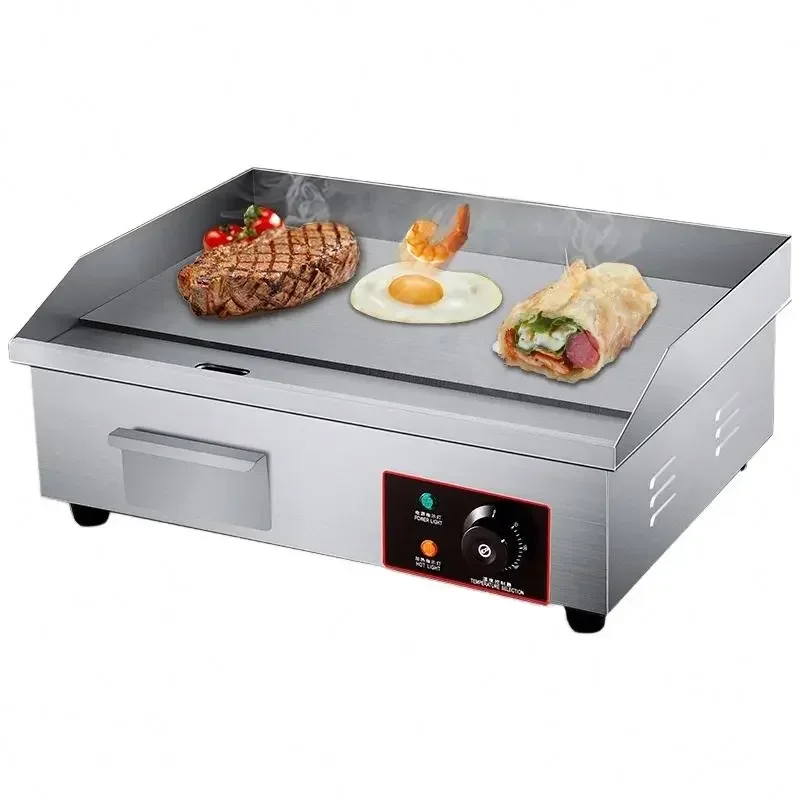 Customizable Electric Teppanyaki Grill For Commercial Use In Restaurants With Optional Gas Non Stick And Mobile Features