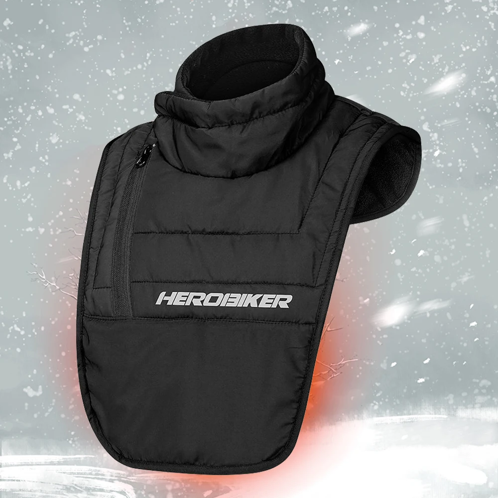 

Men Winter Warm Motorcycle Neck Riding Neck Cold Protection Neck And Chest Windproof Neck Outdoor Sports Skiing Neck Cover Black