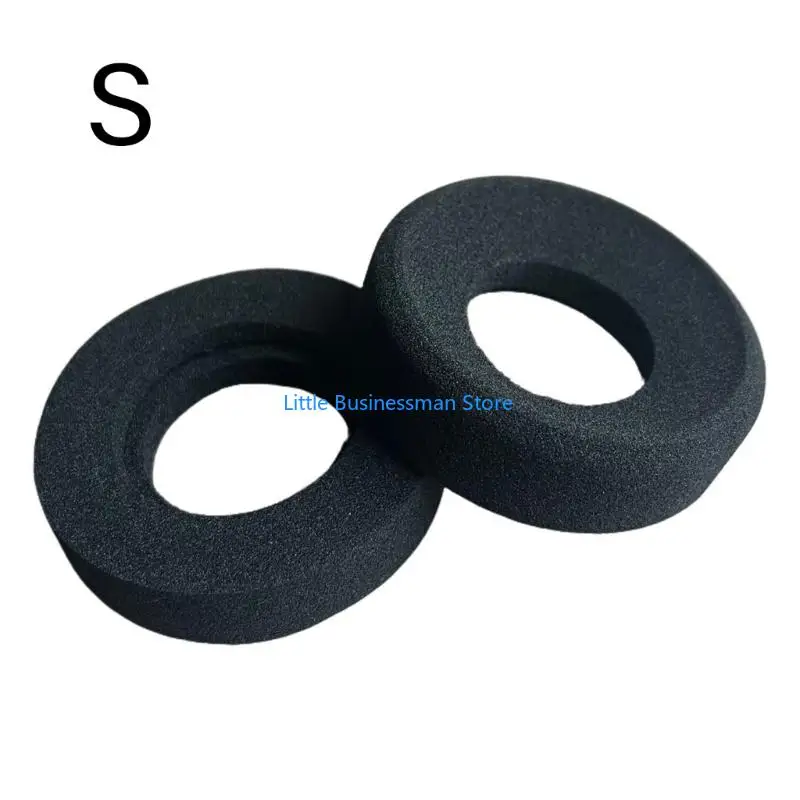 78 mm Kopfhörer-Reparatur-Ohrpolster, schwarze weiche Polsterabdeckung, Einzelstück für SR60 SR80 Kopfhörer – Detail 10