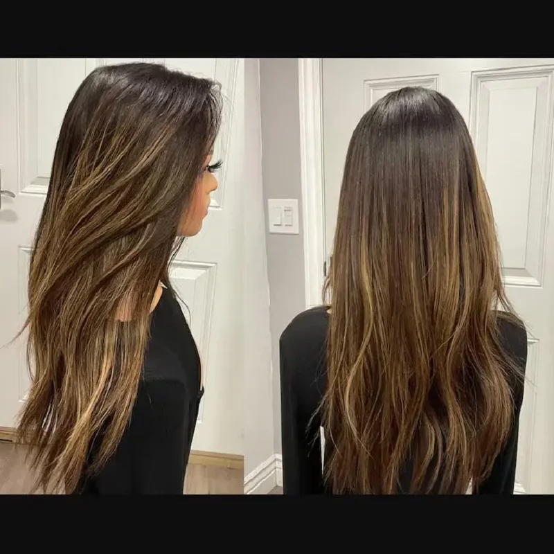 طويل 200 الكثافة 26 بوصة تسليط الضوء على شقراء موجة الدانتيل 5x5 الحرير قاعدة باروكة من شعر طبيعي للنساء BabyHair Preplucked غلويليس #1