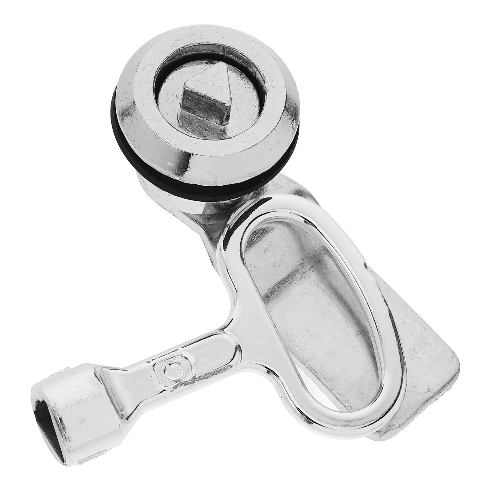 

1Set Triangle Lock Universal Outdoor Waste Bin Lock Durable Metal with Triangular Key Secure Trash Can Meter Box Key