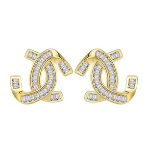 double c stud earrings Buy double c stud earrings with free shipping on AliExpress