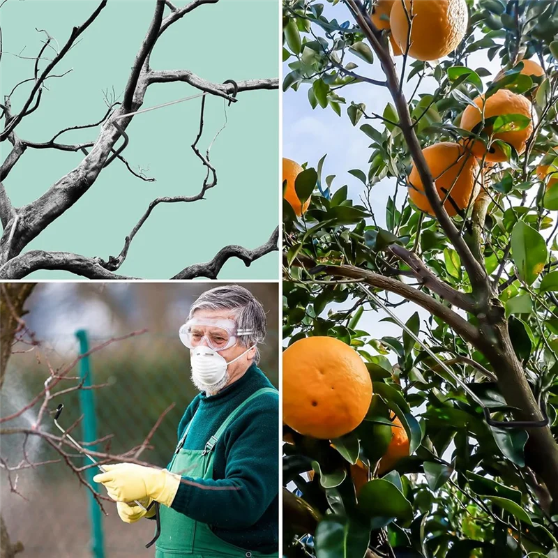 A93E-Plastic Hose-Wrapped 10 Inch Tree Branch Puller Spreader 24 Pcs Fruit Trees Limb Spreader, Spreading Crotch Open