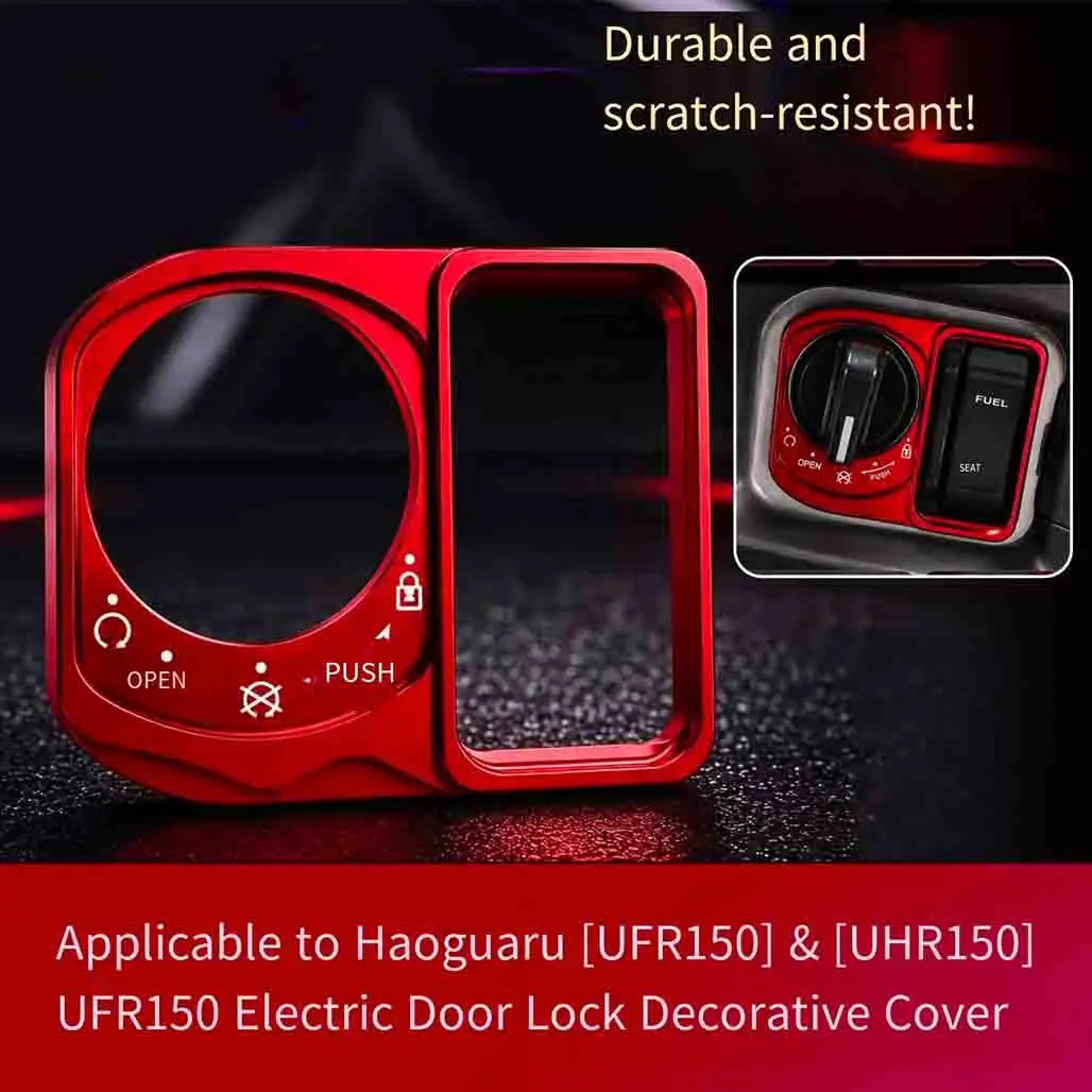 For Haojue UHR150 UHR 125 refitting practical accessories electric door lock decorative cover protective shell