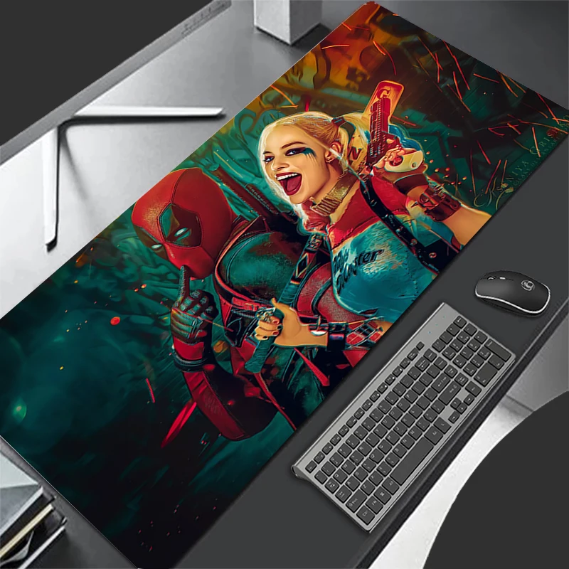 

Large Gaming Mousepad D-Deadpools Gifts Soft Mousepads Desk Pads XXL HD PC Keyboard Mats Table Rug 900x400 Computer Mousepad