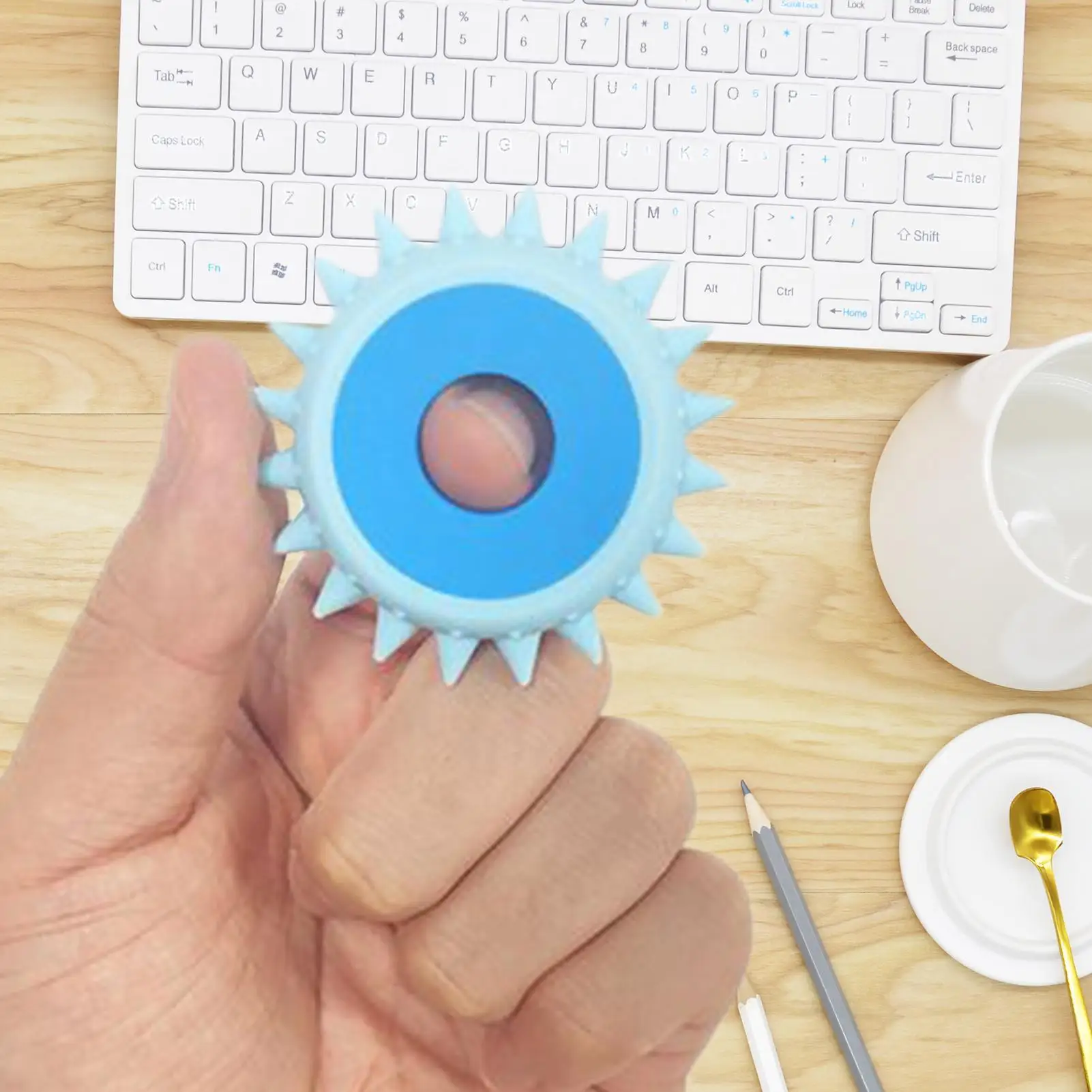 Fidget Ring For Kids 3 Pieces Silicone Stress Relief Toy Decompress Toy For Women Kids Men Students Adults School Party Favors