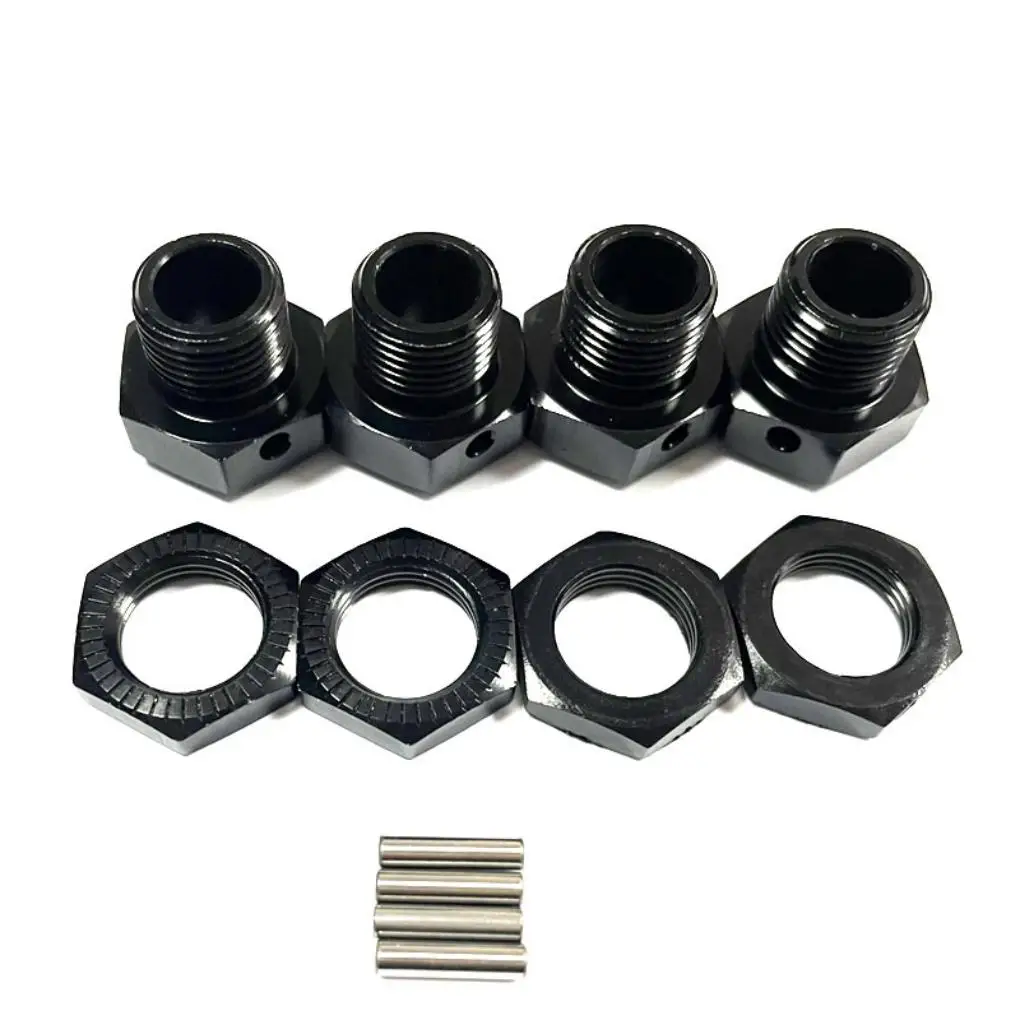 Aluminum Alloy 1/7 Wheel Hex Mount RC Upgrade Part 4pcs Strong Adapter For 6S RC Car Part RC Car Accessories