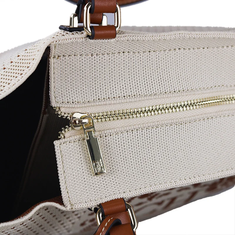 CHCH Women's Tote Bag 2025 New Retro Letter Print Handbag Large Capacity Luxury Brand Commuter Women's Bag