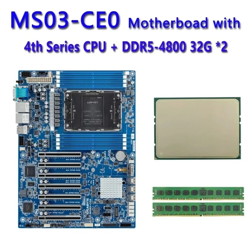 

MS03-CE0 REV1.X / 32GB DDR5-4800 RAM / 5411N 8490H 8470Q 8470N 8470 8468H 8468 8461V 8458P 8454H 8452Y 8450H 8444H CPU