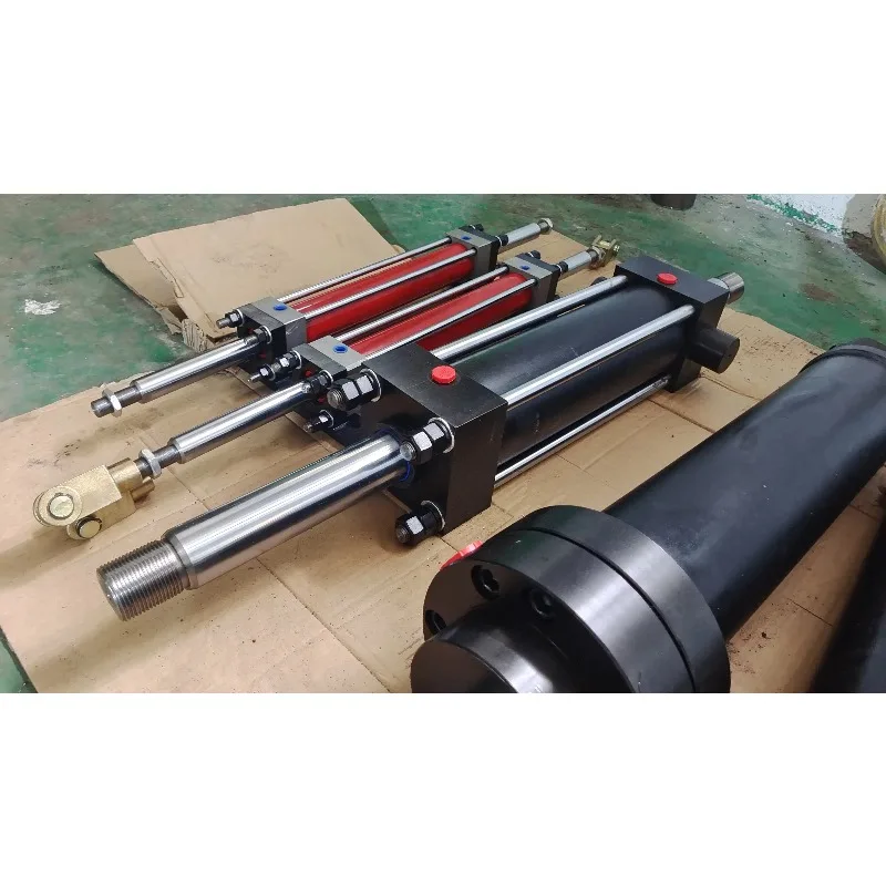 20tons Long Tie Rod Hydraulic Oil Cylinder  Motion Simulator  400mm Stroke Heavy Duty Pneumatic Cylinder view 4