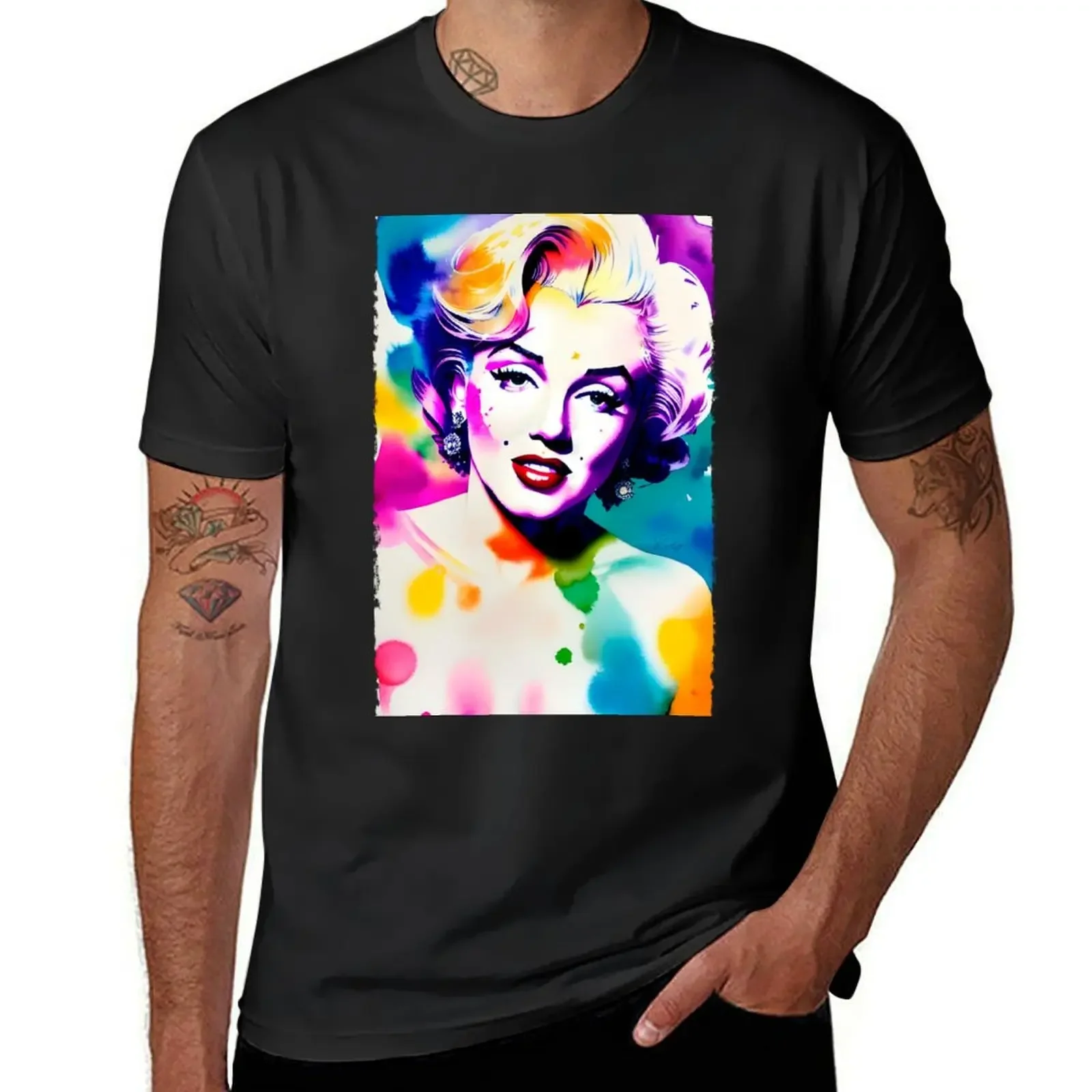

Cute Tops Blanks Aesthetic Clothes Mens Graphic T-shirts Anime Marilyn #02 T-Shirt Plus Size Tops Men Clothing Graphic Oversized