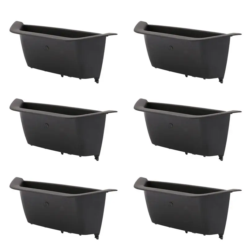 Clear 6X Car Auto Interior Inner Door Handle Pull Trim Compatible For-Bmw F25 F26 X3 X4 2011-2017, Front Left Side,Black