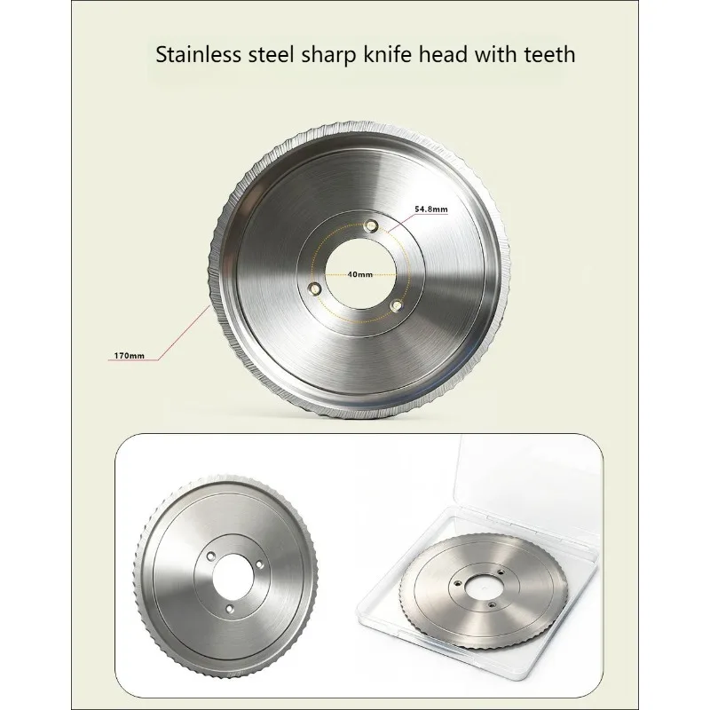 قطاعة خبز يدوية بسمك قابل للتعديل - قاطعة توست ورغيف من الفولاذ المقاوم للصدأ للمخبز المنزلي، قاعدة غير قابلة للانزلاق