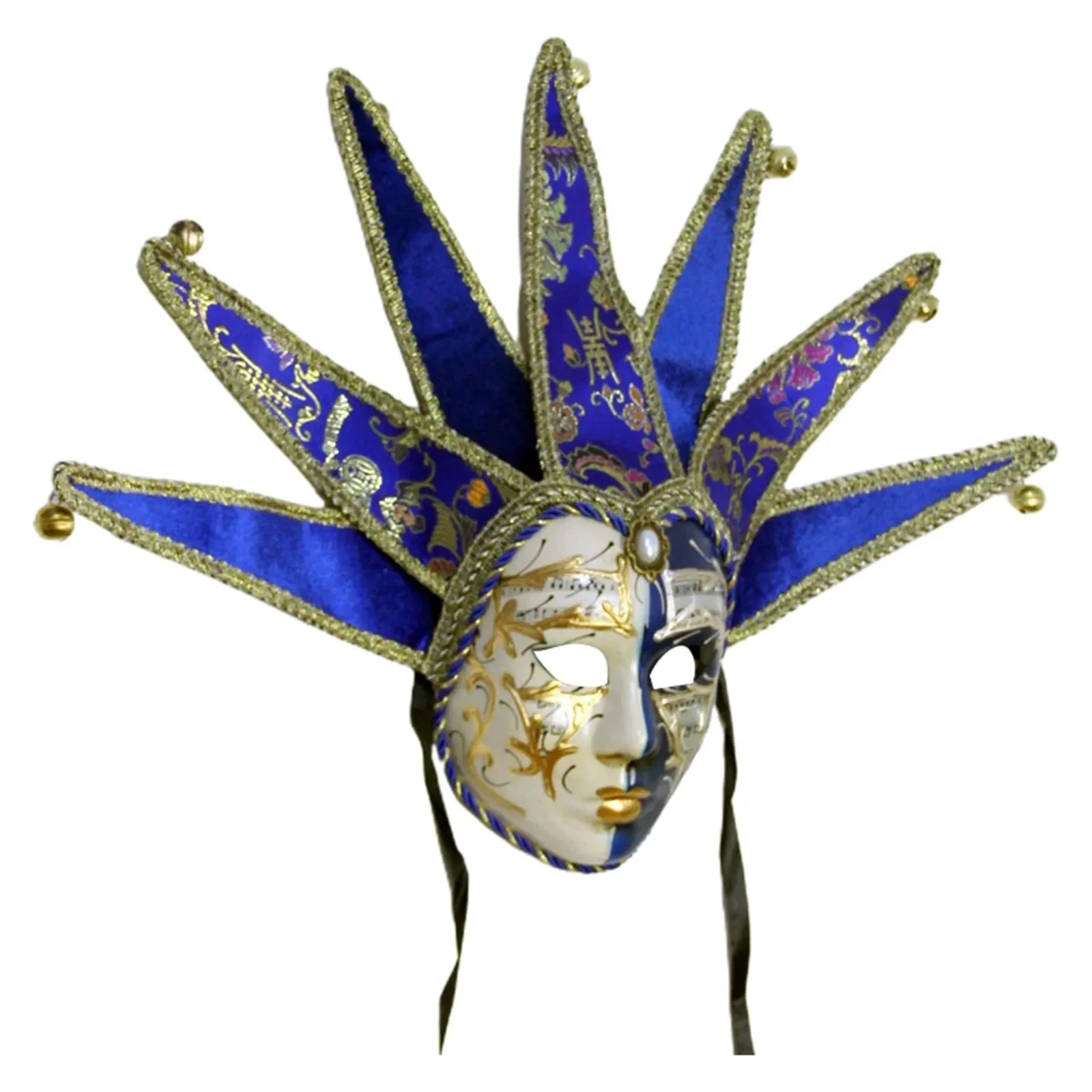 Venetian Mask Jester-Mask Wall-Decor Collection Full Face Mask Man Nice Carnival Mardi Gras Masks Masquerade Mask for Halloween
