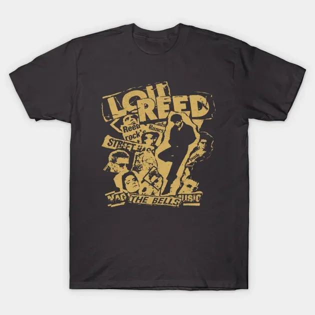 Hot Lou Reed Black 100% Cotton Size S To 5XL Shirt Unisex PP658