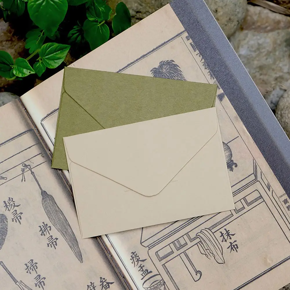 10PCS Color Mini Envelope Membership Card Paper Storage Blank Envelopes ID Card Packing Letter Envelope